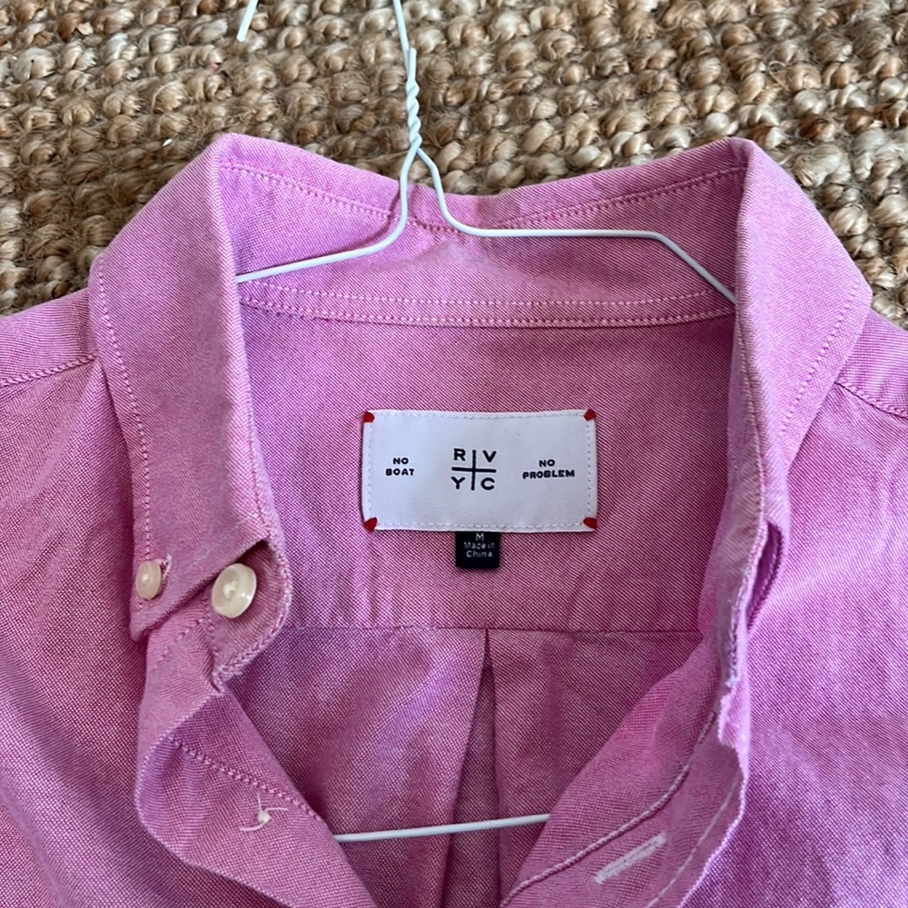 Roscoe Village yacht club, oxford button-down size medium - Picture 2 of 2